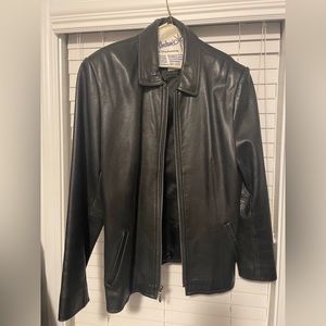 Lord & Taylor Black Leather Jacket
